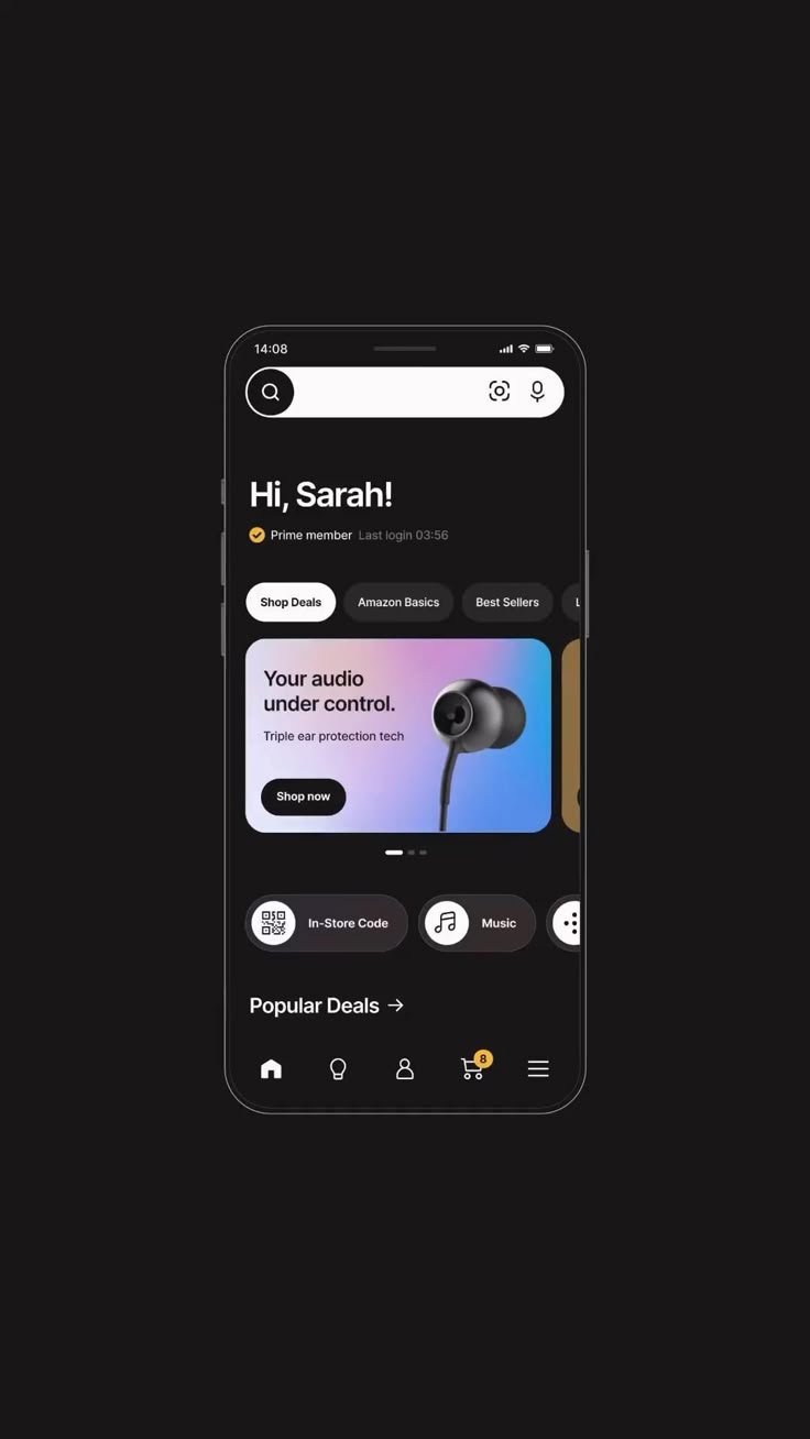 mobile app ui